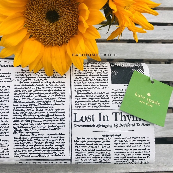 Kate spade newspaper Brooklyn clutch glitzy ritzy - Picture 8 of 8